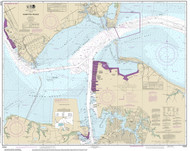 Hampton Roads 2014 - Old Map Nautical Chart AC Harbors 400 - Virginia