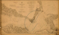James River 1 189 - Old Map Nautical Chart AC Harbors 401A - Virginia