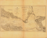 James River 1 1911 B - Old Map Nautical Chart AC Harbors 401A - Virginia