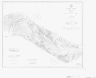 James River 5 1888 BW - Old Map Nautical Chart AC Harbors 401E - Virginia