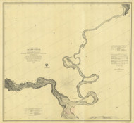 James River 3 1934 - Old Map Nautical Chart AC Harbors 402 - Virginia