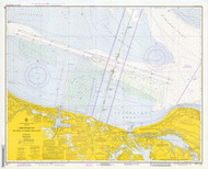 Chesapeake Bay - Cape Henry to Thimble Shoal Light 1973 - Old Map Nautical Chart AC Harbors 481 - Virginia