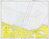 Chesapeake Bay - Cape Henry to Thimble Shoal Light 1974 - Old Map Nautical Chart AC Harbors 481 - Virginia