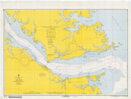 York River - Yorktown and Vicinity 1967 - Old Map Nautical Chart AC Harbors 492 - Virginia