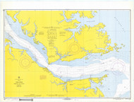 York River - Yorktown and Vicinity 1969 - Old Map Nautical Chart AC Harbors 492 - Virginia