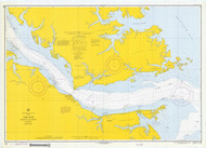York River - Yorktown and Vicinity 1971 - Old Map Nautical Chart AC Harbors 492 - Virginia