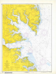 York River - Yorktown Entrance 1968 - Old Map Nautical Chart AC Harbors 494 - Virginia