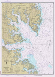 York River - Yorktown Entrance 1984 - Old Map Nautical Chart AC Harbors 494 - Virginia