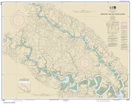 Pamunkey and Mattaponi Rivers 2015 - Old Map Nautical Chart AC Harbors 496 - Virginia