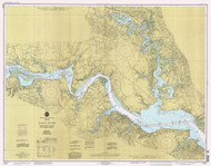 James River - Jamestown Island to Jordan Point 1996 - Old Map Nautical Chart AC Harbors 530 - Virginia