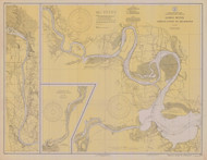 James River - Jordan Point to Richmond 1940 - Old Map Nautical Chart AC Harbors 531 - Virginia
