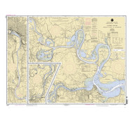 James River - Jordan Point to Richmond 2001 - Old Map Nautical Chart AC Harbors 531 - Virginia