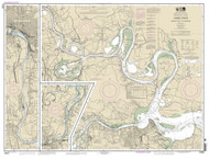 James River - Jordan Point to Richmond 2013 - Old Map Nautical Chart AC Harbors 531 - Virginia