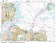 Chesapeake Bay - Cape Charles to Norfolk Harbor 2014 - Old Map Nautical Chart AC Harbors 562 - Virginia