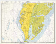 Chesapeake Bay - Cape Charles to Wolf Trap 1974 - Old Map Nautical Chart AC Harbors 563 - Virginia