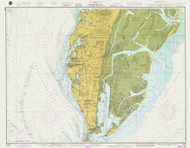 Chesapeake Bay - Cape Charles to Wolf Trap 1984 - Old Map Nautical Chart AC Harbors 563 - Virginia