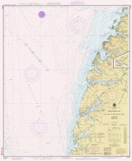 Chesapeake Bay - Wolf Trap to Pungoteague Creek 1984 - Old Map Nautical Chart AC Harbors 564 - Virginia