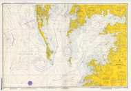 Chesapeake Bay - Pocomoke and Tangier Sounds 1973 - Old Map Nautical Chart AC Harbors 568 - Virginia