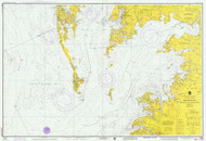 Chesapeake Bay - Pocomoke and Tangier Sounds 1974 - Old Map Nautical Chart AC Harbors 568 - Virginia