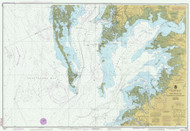 Chesapeake Bay - Pocomoke and Tangier Sounds 1984 - Old Map Nautical Chart AC Harbors 568 - Virginia