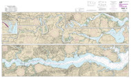 Rappahannock River - Corrotoman River to Fredericksburg 2013 - Old Map Nautical Chart AC Harbors 605 - Virginia