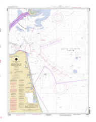 Approaches to Chesapeake Bay 1996 - Old Map Nautical Chart AC Harbors 3335 - Virginia