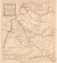 Kentucky 1784 (1884) Filson - Old State Map Reprint