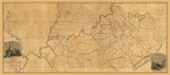 Kentucky 1818 B Munsell - Old State Map Reprint