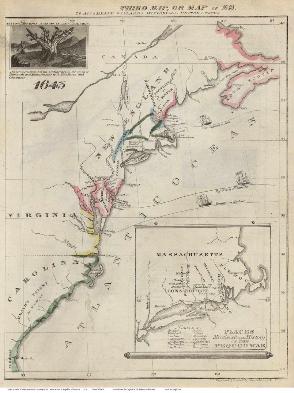early settlements map