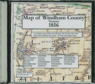 McClellan's Map of Windham County, Vermont, 1856, CDROM Old Map