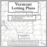 Vermont Lotting Plans, 20th Century, CDROM Old Map