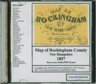Map of Rockingham County, New Hampshire, 1857, CDROM Old Map