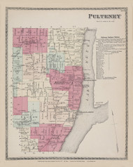 Pulteney, New York 1873 - Old Town Map Reprint - Steuben Co. Atlas