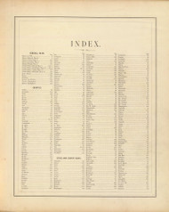Index Page 1, 1876 Illinois - Old Map Reprint - Warner & Beers Illinois State Atlas