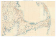 Cape Cod & Greater Boston 1890 - Custom USGS Old Topo Map - Massachusetts - cc5