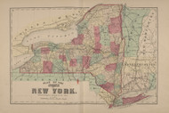 New York State, New York 1875 - Old Town Map Reprint - Madison Co. Atlas