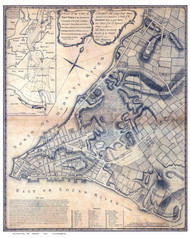 New York City 1766 - Montresor - Manhattan - Old Map Reprint