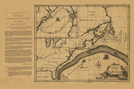 Chart of the Gulf Stream, 1778 East Coast Big Area - USA Regionals