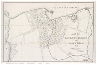 Sackets Harbor 1835 - Old Map Reprint - New York Cities Other Jefferson Co.
