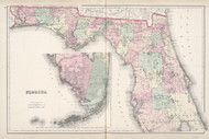 Florida - 1878 O.W. Gray - USA Atlases - States