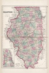Illinois - 1878 O.W. Gray - USA Atlases - States