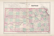 Kansas - 1878 O.W. Gray - USA Atlases - States