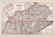 Kentucky and Tennessee - 1878 O.W. Gray - USA Atlases - States
