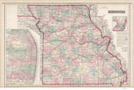 Missouri - 1878 O.W. Gray - USA Atlases - States