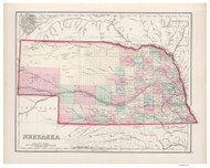 Nebraska - 1878 O.W. Gray - USA Atlases - States