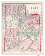 Utah - 1878 O.W. Gray - USA Atlases - States