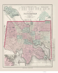 Baltimore - 1878 O.W. Gray - USA Atlases - Cities