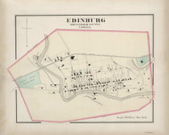 Edinburg - 1878 O.W. Gray - USA Atlases - Virginia Cities