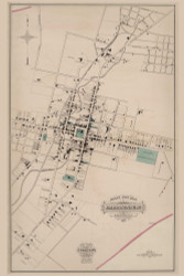 Harrisonburg - 1878 O.W. Gray - USA Atlases - Virginia Cities