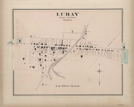 Luray - 1878 O.W. Gray - USA Atlases - Virginia Cities